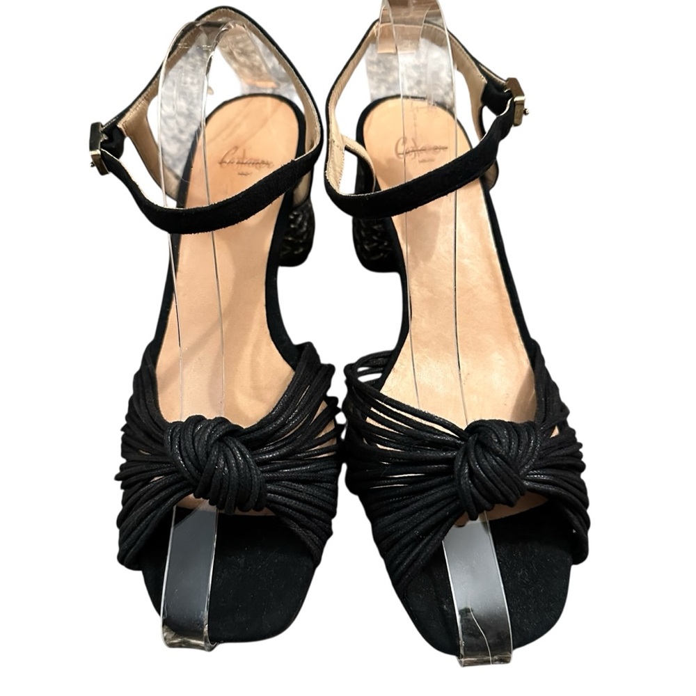 Anthropologie Castaner Mar-Knot Block heels Size 37/US 6.5 - Picture 11 of 15